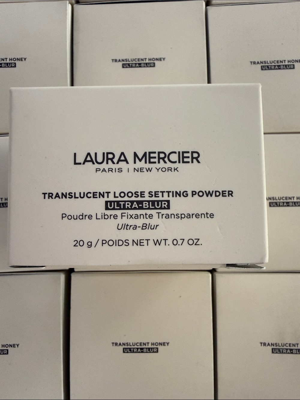 laura mercier Translucent Loose Setting Powder - White/Cream Box